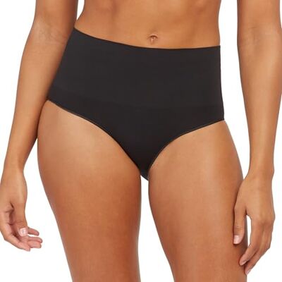 Spanx Brief, Cuecas modeladoras para mulher, preto, L Spanx Brief, Cuecas modeladoras para mulher, preto, L