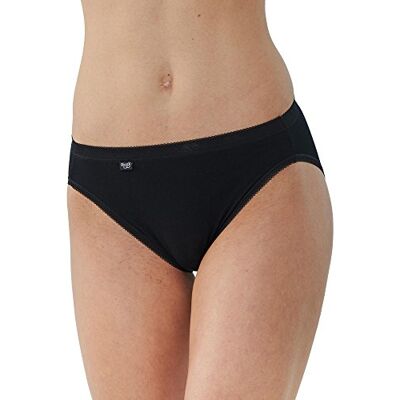Sloggi Go Crush Mini C3p Cuecas para mulher, conjunto de 3 unidades, Preto (Preto) Sloggi Go Crush Mini C3p Cuecas para mulher, conjunto de 3 unidades, Preto (Preto)