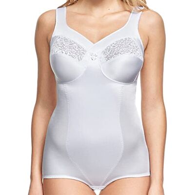 Susa Damen Korselett Mit Shape-Effekt Body para mulher, Branco e ouro Susa Damen Korselett Mit Shape-Effekt Body para mulher, Branco e ouro
