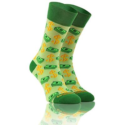 Sesto Senso Meias Engraçadas de Algodão para Mulher e Homem, Coloridas e Loucas Funny Socks Sesto Senso Meias Engraçadas de Algodão para Mulher e Homem, Coloridas e Loucas Funny Socks