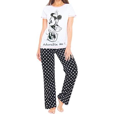 Minnie Disney Pijama pijamas de mulher de algodão Mouse tamanho XL, multicolorido, XL Minnie Disney Pijama pijamas de mulher de algodão Mouse tamanho XL, multicolorido, XL