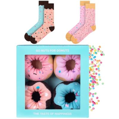 soxo Donut Meias para Mulher Divertidas Algodão Socks Presentes Originais Presente Cores 35-40 1-4 Pares soxo Donut Meias para Mulher Divertidas Algodão Socks Presentes Originais Presente Cores 35-40 1-4 Pares