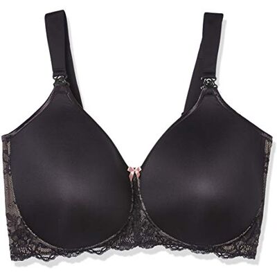 Anita Sutiã de amamentação com taça para mulher, Preto, 110 B Anita Sutiã de amamentação com taça para mulher, Preto, 110 B