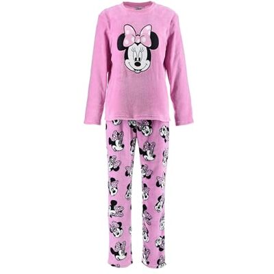 Disney Minnie Mouse pijamas para mulher, t-shirt e calças compridas de pijama 2 peças polar suave, presente para mulher, meninas e adolescentes, ROSA, M Disney Minnie Mouse pijamas para mulher, t-shirt e calças compridas de pijama 2 peças polar suave, presente para mulher, meninas e adolescentes, ROSA, M