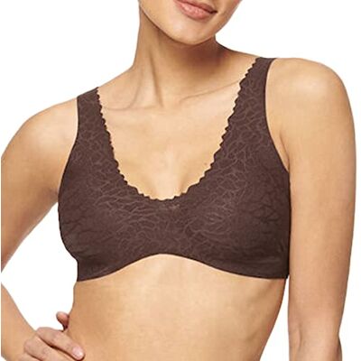 Sloggi Sutiã para mulher, Castanho (Ebony Brown), S Sloggi Sutiã para mulher, Castanho (Ebony Brown), S