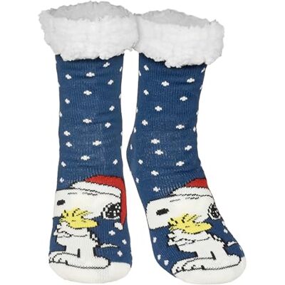 United The Peanuts Snoopy Cottage Socks Meias Cottage para mulher meias aconchegantes meias de inverno macias meias quentes para mulher (azul/branco, adultos, mulher, M, 39, 42) United The Peanuts Snoopy Cottage Socks Meias Cottage para mulher meias aconchegantes meias de inverno macias meias quentes para mulher (azul/branco, adultos, mulher, M, 39, 42)