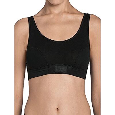 Sloggi Double Comfort Top, sutiã, mulher, preto (preto), 36 Sloggi Double Comfort Top, sutiã, mulher, preto (preto), 36