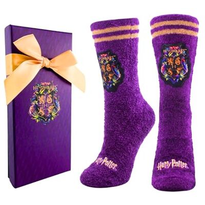 HARRY POTTER Meias Antideslizantes de Hogwarts para Mulher e Adolescentes, Presente HARRY POTTER Meias Antideslizantes de Hogwarts para Mulher e Adolescentes, Presente