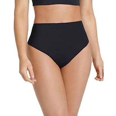 Leonisa Calcinha Faja Tanga Cintura Alta Sem Costuras Calcinhas Redutoras e Emagrecedoras para Mulher, M Leonisa Calcinha Faja Tanga Cintura Alta Sem Costuras Calcinhas Redutoras e Emagrecedoras para Mulher, M