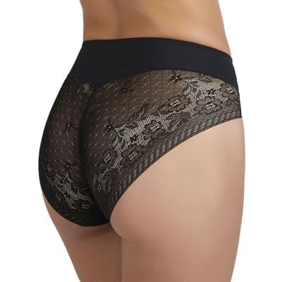 YSABEL MORA Cueca Redutora Efeito Moldador com Controle na Barriga e Quadris, Costuras Planas e Renda Floral Corte a Laser para Definir Corpo Sensual e Eficaz Estiliza el abdomen, detalle floral de corte láser, costuras planas, estilo lencero YSABEL MORA Cueca Redutora Efeito Moldador com Controle na Barriga e Quadris, Costuras Planas e Renda Floral Corte a Laser para Definir Corpo Sensual e Eficaz Estiliza el abdomen, detalle floral de corte láser, costuras planas, estilo lencero