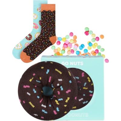 soxo Donut Meias para Mulher Divertidas Algodão Socks Presentes Originais Presente Cores 35-40 1-4 Pares soxo Donut Meias para Mulher Divertidas Algodão Socks Presentes Originais Presente Cores 35-40 1-4 Pares