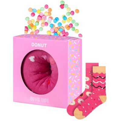 soxo Donut Meias para Mulher Divertidas Algodão Socks Presentes Originais Presente Cores 35-40 1-4 Pares soxo Donut Meias para Mulher Divertidas Algodão Socks Presentes Originais Presente Cores 35-40 1-4 Pares
