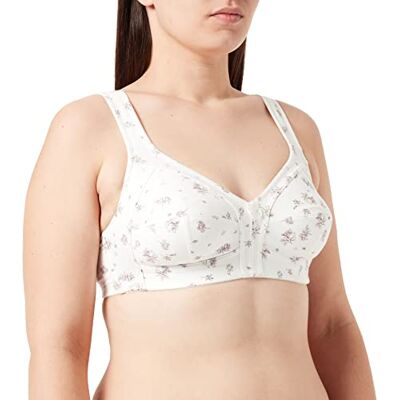 Susa Damen BH Ohne Bügel 8001 Sutiã sem aros para mulher, Multicolor (Champagner Bedruckt 224), 110 C Susa Damen BH Ohne Bügel 8001 Sutiã sem aros para mulher, Multicolor (Champagner Bedruckt 224), 110 C