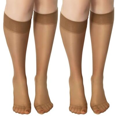 MANA MANA Meias até à Coxa: Meias Pop de 15 Deniers até ao Joelho, Transpiráveis e Elegantes, Tamanho Único, Fabricadas em Itália, Perfeitas para Todas as Ocasiões MANA MANA Meias até à Coxa: Meias Pop de 15 Deniers até ao Joelho, Transpiráveis e Elegantes, Tamanho Único, Fabricadas em Itália, Perfeitas para Todas as Ocasiões