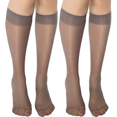 MANA MANA Meias até à Coxa: Meias Pop de 15 Deniers até ao Joelho, Transpiráveis e Elegantes, Tamanho Único, Fabricadas em Itália, Perfeitas para Todas as Ocasiões MANA MANA Meias até à Coxa: Meias Pop de 15 Deniers até ao Joelho, Transpiráveis e Elegantes, Tamanho Único, Fabricadas em Itália, Perfeitas para Todas as Ocasiões