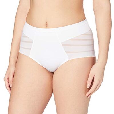DIM Brief Diam's Control Medium Flat Tummy Effect x1, Branco DIM Brief Diam's Control Medium Flat Tummy Effect x1, Branco