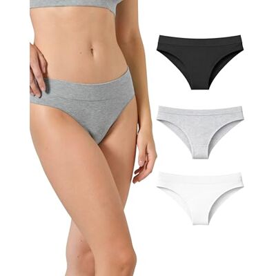 Risalti Calcinhas mulher brasileiras bambu 3 peças cuecas brasileiras mulher, mangas de mulher pacote, roupa de mulher, mais macia que cuecas mulher algodão, tanga para mulher, cuecas sem costuras Risalti Calcinhas mulher brasileiras bambu 3 peças cuecas brasileiras mulher, mangas de mulher pacote, roupa de mulher, mais macia que cuecas mulher algodão, tanga para mulher, cuecas sem costuras