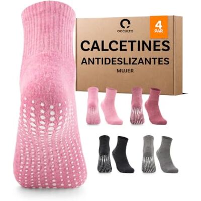 Occulto meias antiderrapantes mulher 80% algodão 2-4 pares (modelo: ) Occulto meias antiderrapantes mulher 80% algodão 2-4 pares (modelo: )