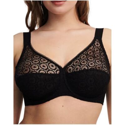 Chantelle FETE, sutiã com aros cobertura, lingerie feminina, Preto (Schwarz 11), 110 E Chantelle FETE, sutiã com aros cobertura, lingerie feminina, Preto (Schwarz 11), 110 E