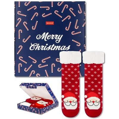soxo Meias de Natal para Mulher com Desenhos Coloridos, Presentes Originais Engraçados, Tamanho Alto, 35-40, Papai Noel soxo Meias de Natal para Mulher com Desenhos Coloridos, Presentes Originais Engraçados, Tamanho Alto, 35-40, Papai Noel