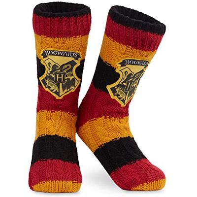 HARRY POTTER Chinelos Femininos Inverno Casa Aconchegantes Meias Antiderrapantes Adulto Tamanho 35-41 Bonitos e Aquecidos Presente para Mulher Adolescente, multicolorido HARRY POTTER Chinelos Femininos Inverno Casa Aconchegantes Meias Antiderrapantes Adulto Tamanho 35-41 Bonitos e Aquecidos Presente para Mulher Adolescente, multicolorido