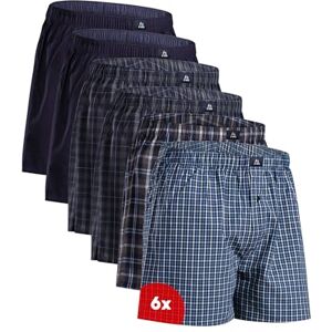 DANISH ENDURANCE Cuecas homem boxer de tecido, 100% algodão orgânico premium, conjunto de 4 e 6 roupa para homem, roupa interior, L DANISH ENDURANCE Cuecas homem boxer de tecido, 100% algodão orgânico premium, conjunto de 4 e 6 roupa para homem, roupa interior, L