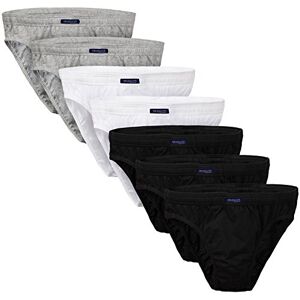 BRUBAKER Cuecas para homem algodão 7 pares 3X preto / 2X branco/2X cinzento tamanho XL BRUBAKER Cuecas para homem algodão 7 pares 3X preto / 2X branco/2X cinzento tamanho XL
