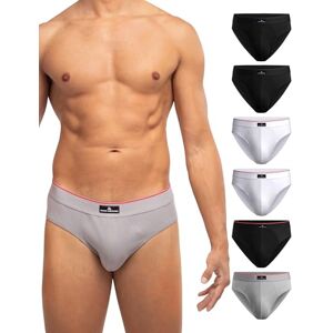 DANISH ENDURANCE Cuecas homem Slip, Slips homem algodão, respiráveis, conjunto de 3 roupa para homem, roupa interior, Multicolor (2 x preto, 2 x branco/vermelho, 1 x preto/vermelho, 1 x cinzento), S DANISH ENDURANCE Cuecas homem Slip, Slips homem algodão, respiráveis, conjunto de 3 roupa para homem, roupa interior, Multicolor (2 x preto, 2 x branco/vermelho, 1 x preto/vermelho, 1 x cinzento), S