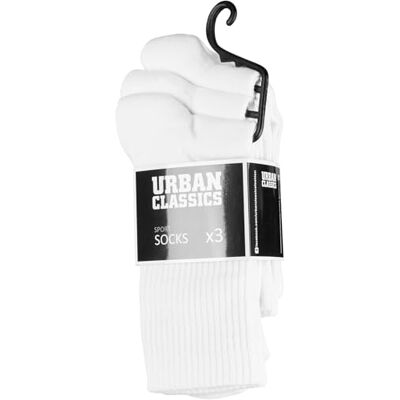 Urban Classics Sport Socks 3-Pack Calcetines Homem Preto Urban Classics Sport Socks 3-Pack Calcetines Homem Preto