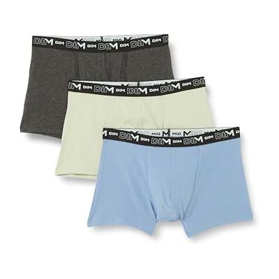 DIM Boxers com cintura a contraste x 3, boxers para homem, multicoloridos, XXL DIM Boxers com cintura a contraste x 3, boxers para homem, multicoloridos, XXL