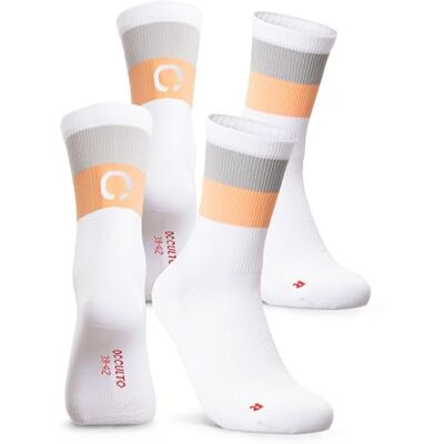 Occulto Meias de Ciclismo para Homem & Mulher 2 Pares (modelo: ) Occulto Meias de Ciclismo para Homem & Mulher 2 Pares (modelo: )