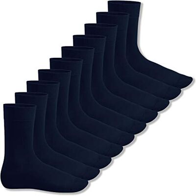 Footstar meias originais para o dia a dia Meias unissexo, 10 pares, muitas cores modernas e tamanhos do 35 ao 50. Qualidade de celodoro., Marinha Footstar meias originais para o dia a dia Meias unissexo, 10 pares, muitas cores modernas e tamanhos do 35 ao 50. Qualidade de celodoro., Marinha