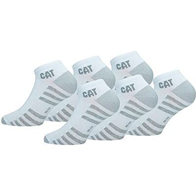 CAT erpillar 6 pares de meias de homem fantasma sapatilhas macias algodão no tornozelo CAT erpillar 6 pares de meias de homem fantasma sapatilhas macias algodão no tornozelo