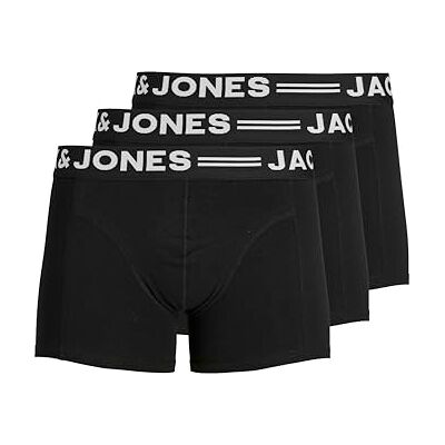 JACK & JONES Cuecas tipo boxer, embalagem de 3 unidades, M JACK & JONES Cuecas tipo boxer, embalagem de 3 unidades, M