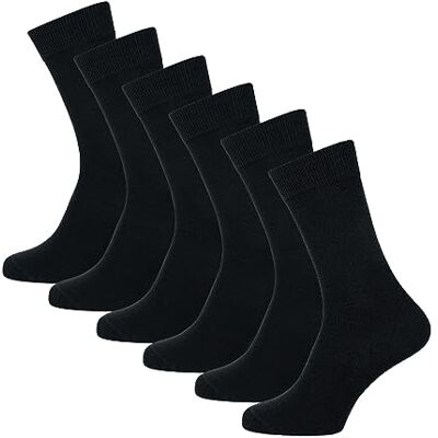 Nur Die Meias para homem (pacote de 6), Preto (Schwarz 940) Nur Die Meias para homem (pacote de 6), Preto (Schwarz 940)