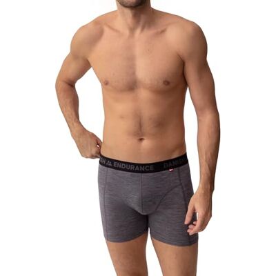 DANISH ENDURANCE Cuecas homem boxer de lã do mar, respiráveis, conjunto de 1, com ou sem bolso DANISH ENDURANCE Cuecas homem boxer de lã do mar, respiráveis, conjunto de 1, com ou sem bolso