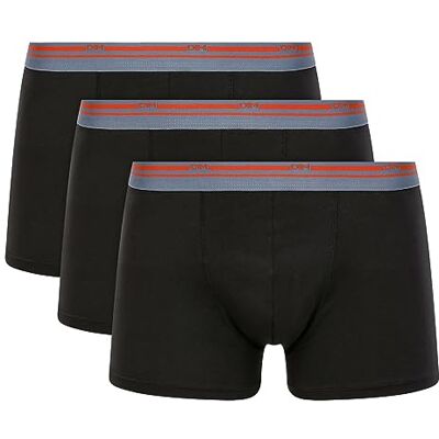 DIM Cuecas tipo boxers para homem (embalagem de 3), Preto (Preto), XL DIM Cuecas tipo boxers para homem (embalagem de 3), Preto (Preto), XL