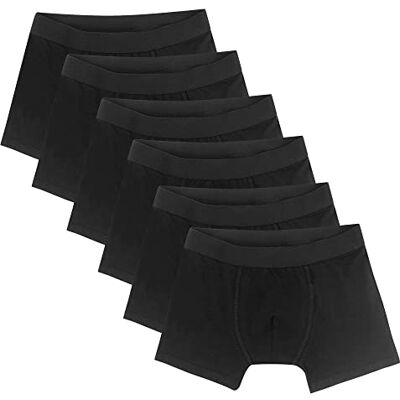 Libella Cuecas boxer para crianças, cuecas de algodão, roupa interior desportiva, 6 peças, multicoloridas, vários tamanhos Libella Cuecas boxer para crianças, cuecas de algodão, roupa interior desportiva, 6 peças, multicoloridas, vários tamanhos