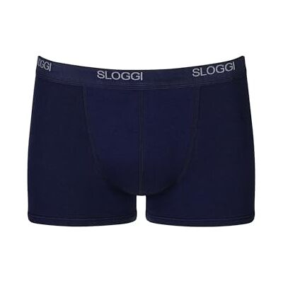 Sloggi Basic Shorts Boxer para homem, Azul (azul noturno) Sloggi Basic Shorts Boxer para homem, Azul (azul noturno)