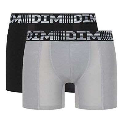 DIM Men's Long 3D Flex Air Breathability X2 Boxer Shorts (embalagem de 1), Multicolor1, S DIM Men's Long 3D Flex Air Breathability X2 Boxer Shorts (embalagem de 1), Multicolor1, S