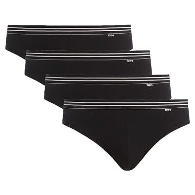 DIM Slip Eco Cotton Stretch Homem x4, Preto (Preto), M DIM Slip Eco Cotton Stretch Homem x4, Preto (Preto), M