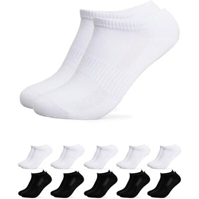 Occulto Meias de tornozelo de bambu para homem e Donna 10 pares (modelo: ) Occulto Meias de tornozelo de bambu para homem e Donna 10 pares (modelo: )