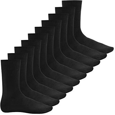 Footstar Meias de futebol para homem preto 43/46 Footstar Meias de futebol para homem preto 43/46