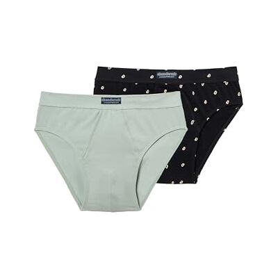 Abanderado Slip aberto linha Ocean moda mpks algodão elástico homem x2 Tecido de malha lisa, cintura macia, não apertar nem deixa marcas, Classic Fit, algodão elástico Abanderado Slip aberto linha Ocean moda mpks algodão elástico homem x2 Tecido de malha lisa, cintura macia, não apertar nem deixa marcas, Classic Fit, algodão elástico