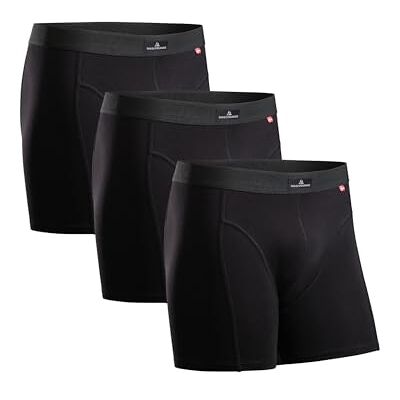DANISH ENDURANCE Cuecas Boxer para homem, algodão, conjunto de 3 e 10 DANISH ENDURANCE Cuecas Boxer para homem, algodão, conjunto de 3 e 10