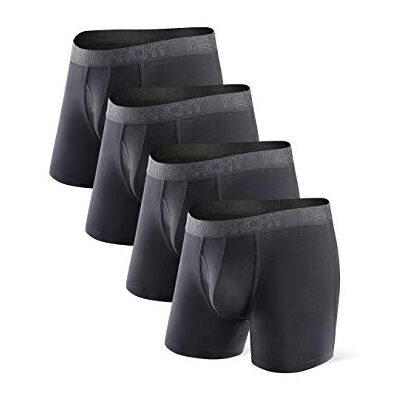DAVID ARCHY Cuecas boxer Homem Modal com Bolsa de Mosca Separada Microfibra Multipack Cuecas com Função de Bolsos Duplos Roupa Interior DAVID ARCHY Cuecas boxer Homem Modal com Bolsa de Mosca Separada Microfibra Multipack Cuecas com Função de Bolsos Duplos Roupa Interior