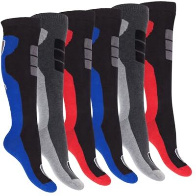 Footstar Meias até aos joelhos para homem, multicolorido Footstar Meias até aos joelhos para homem, multicolorido