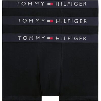 Tommy Hilfiger Conjunto de 3 cuecas boxers Trunks para homem roupa interior, M Tommy Hilfiger Conjunto de 3 cuecas boxers Trunks para homem roupa interior, M