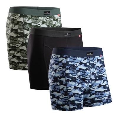 DANISH ENDURANCE Cuecas Homem Boxer Algodão Premium, Pack de 3 e 10 Roupa Homem, Roupa Interior DANISH ENDURANCE Cuecas Homem Boxer Algodão Premium, Pack de 3 e 10 Roupa Homem, Roupa Interior