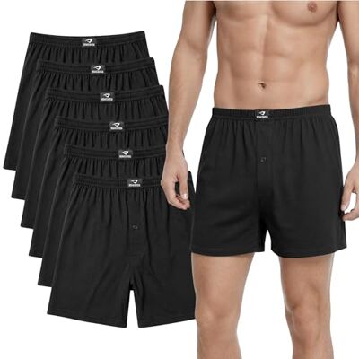 SGS Pack de 6 ou 10 Cuecas Homem de Algodão Cuecas Homem Tecido Confortáveis Pack de Homem SGS Pack de 6 ou 10 Cuecas Homem de Algodão Cuecas Homem Tecido Confortáveis Pack de Homem